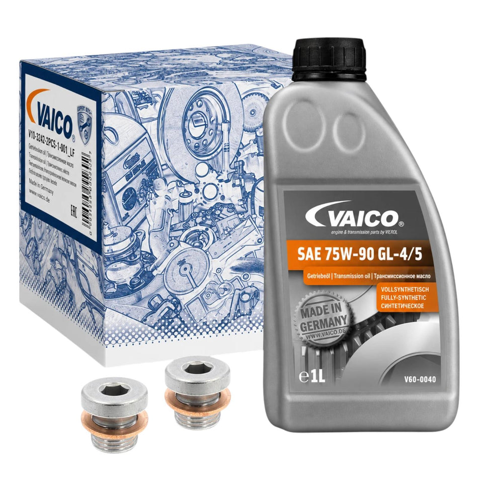 Audi RS3 8V TTRS 8S Rear ONLY Diff Differential Gear Oil Service Kit 1L 75W90 VAICO