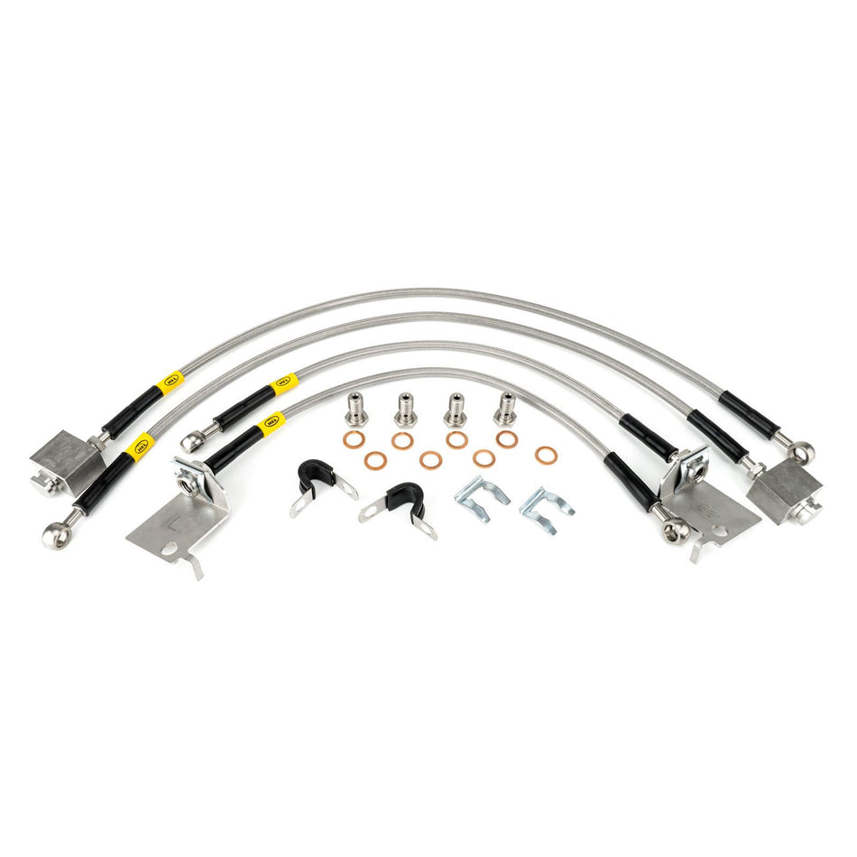 HEL Performance Braided Brake Lines Kit For Ford Mustang 6th Gen All Engines 15-