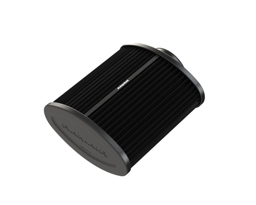 Ramair Performance Pleated Oval Rubber Neck Filter 70mm ID