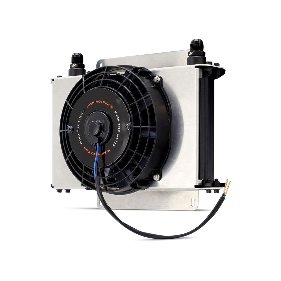 Mishimoto Universal Oil Cooler Kit, 25-Row Cooler 1x Fan Upgrade Aftermarket