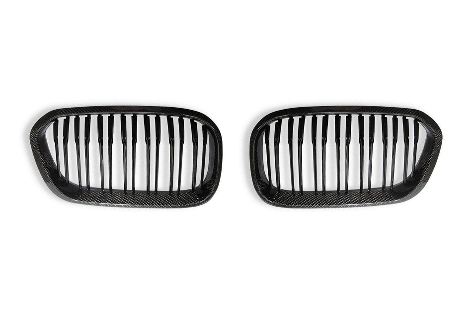 FORM Industries BMW 1 Series F20 F21 LCI Carbon Fibre Double Slat Kidney Grilles by FORM (2015-2019)