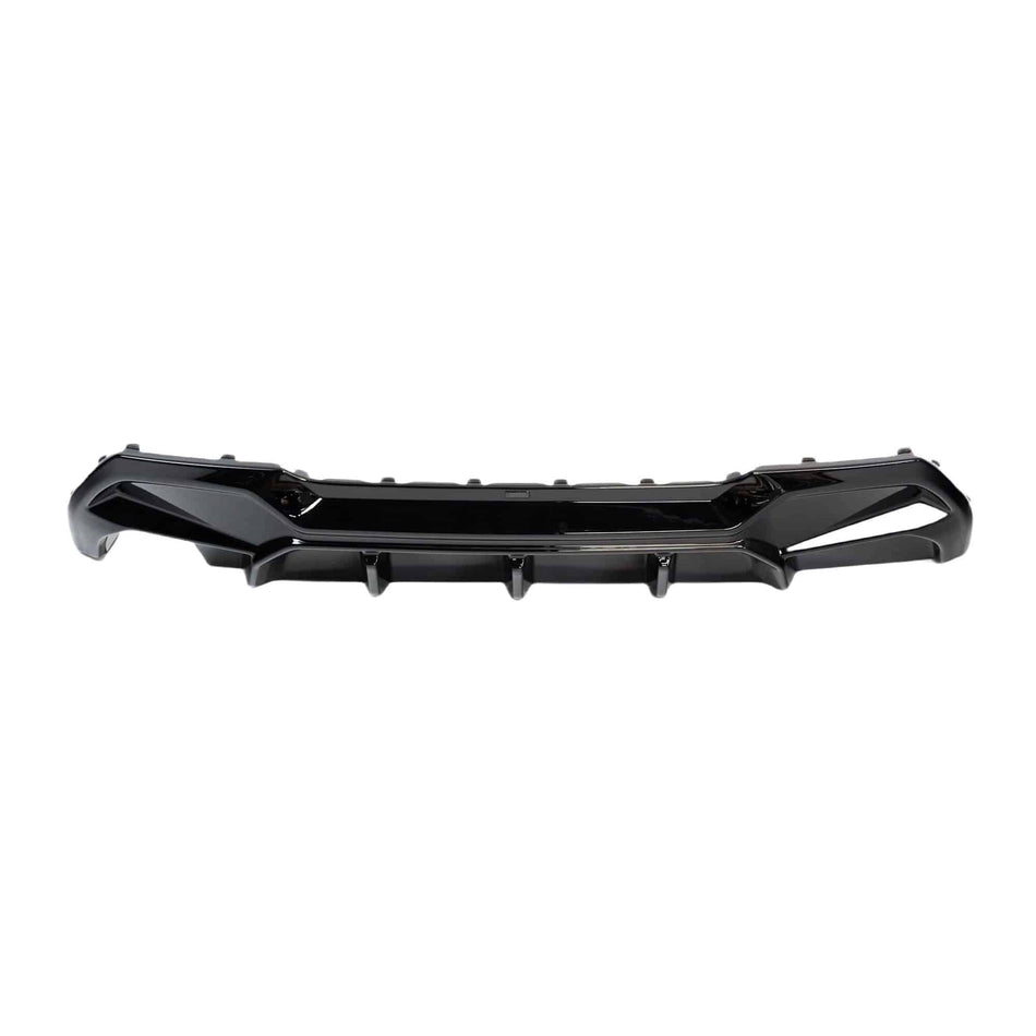 BMW 1 Series M Sport F40 Single Exit (116i 116d 118i 118d) EVO-1 Gloss Black Rear Diffuser by ZAERO (2019-2024)