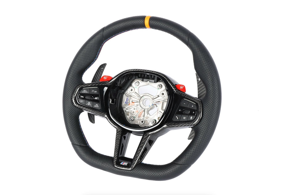 FORM Industries BMW G Series M2, M3, M4, 2, 3, 4 Facelift LCI Carbon Fibre Steering Wheel by FORM+ (2018-2023)