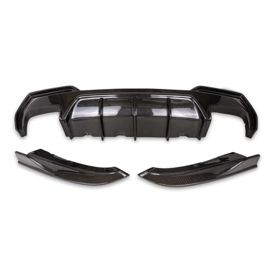 FORM Industries Carbon Fibre Competition Rear Diffuser Set for BMW 4 Series by FORM (2020+, G22 G23)