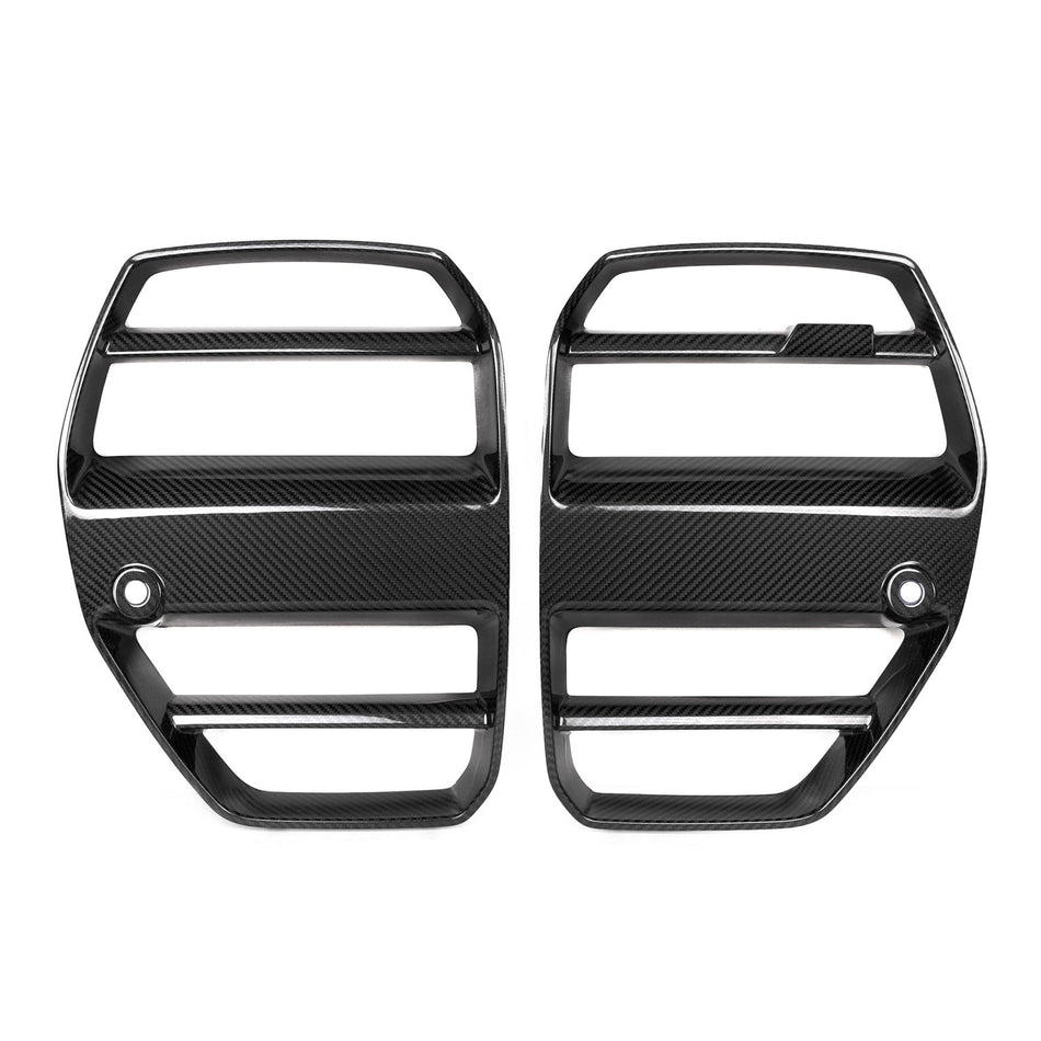 FORM Industries BMW G80 G81 M3 & G82 G83 M4 Pre-Preg Carbon Fibre GT Front Kidney Grilles by FORM (2021+)