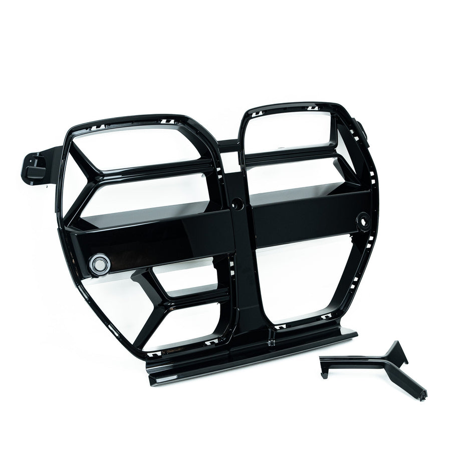 FORM Industries BMW G80 M3 & G82 M4 Gloss Black E-CSL Style Front Kidney Grilles with ACC by FORM (2021+)
