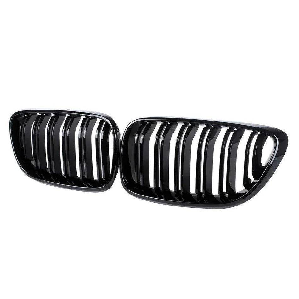 FORM Industries BMW M2 F87, 2 Series, M235i & M240i F22 F23 Gloss Black Kidney Grilles by FORM (2014-2020)