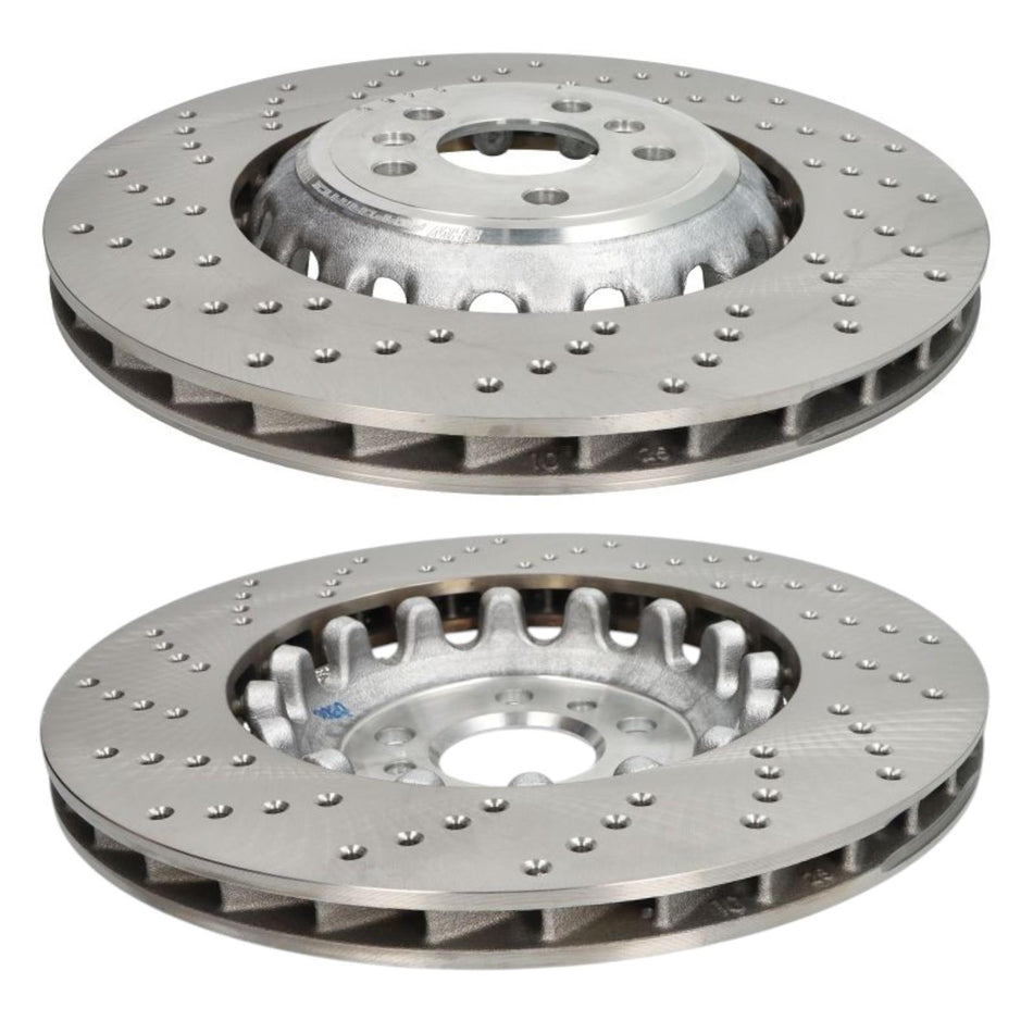 SHW Performance Pair 380mm Rear Brake discs X2 for BMW M5 F90 M8 F90 F91 F92 F93