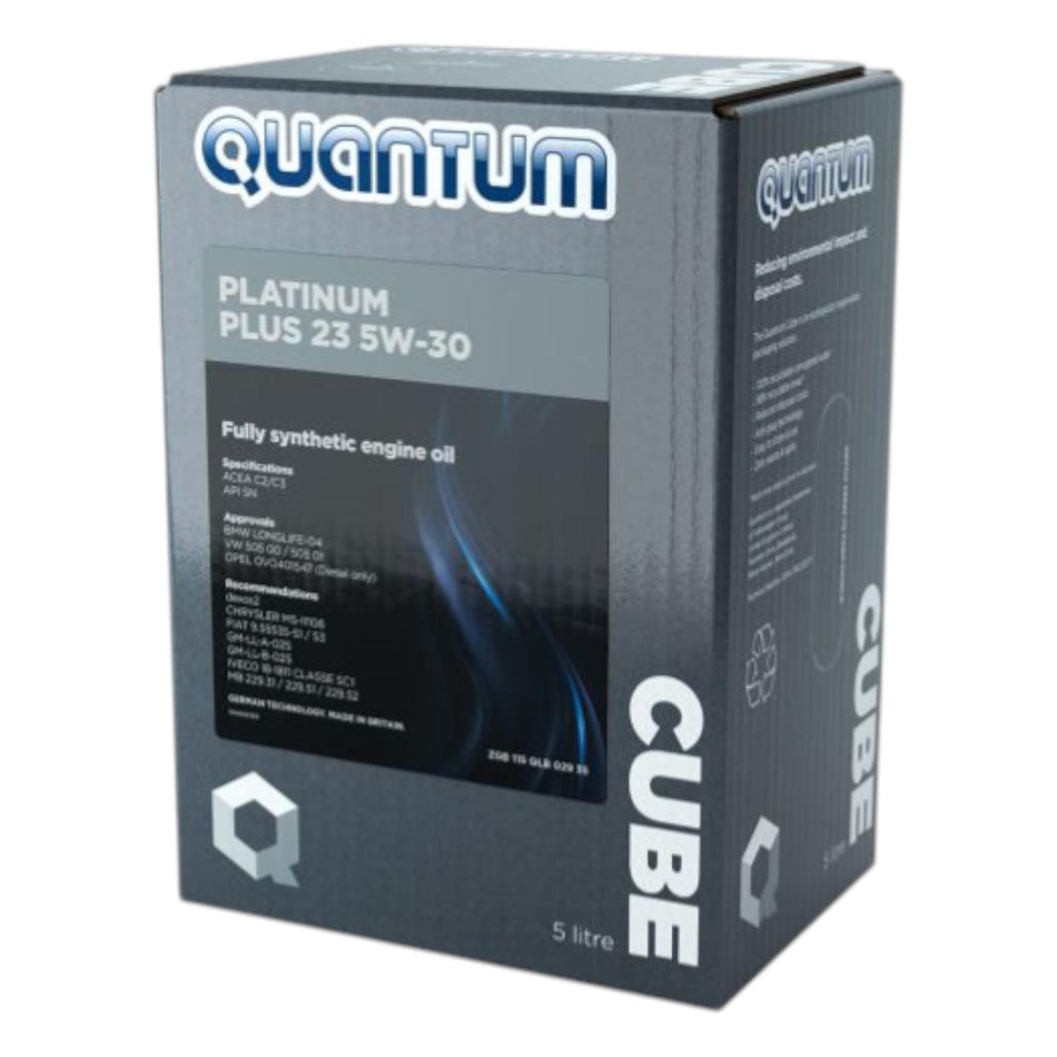 Quantum Platinum Plus 23 5W-30 C2 C3 Fully Synthetic Engine Oil 5L For Audi BMW + More