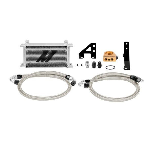 Mishimoto Thermostatic Oil Cooler Kit For Subaru WRX STI 15-18 Silver
