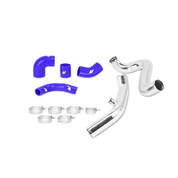 Mishimoto VII, VIII, IX Upper Intercooler Pipe Kit, Blue Hoses Mitsubishi