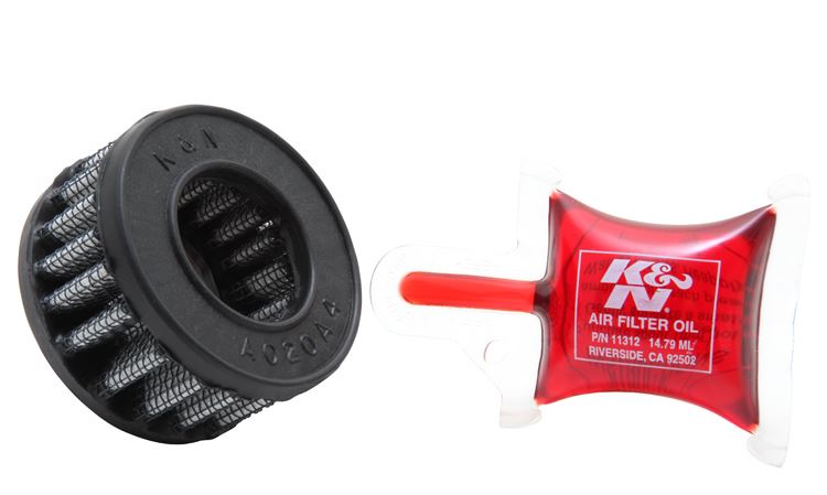 K&N Air Filter High-Flow Performance Washable Reusable Oiled Drop-In Cold Air