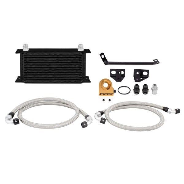 Mishimoto Performance T-stat Oil Cooler Ford Mustang 15-17 Direct Fit Black