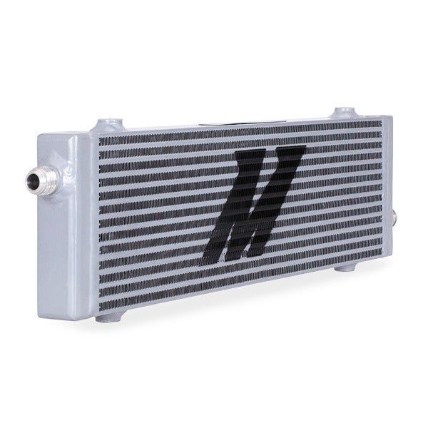 Mishimoto Performance Universal Cross Flow Bar & Plate Oil Cooler, Large Silver