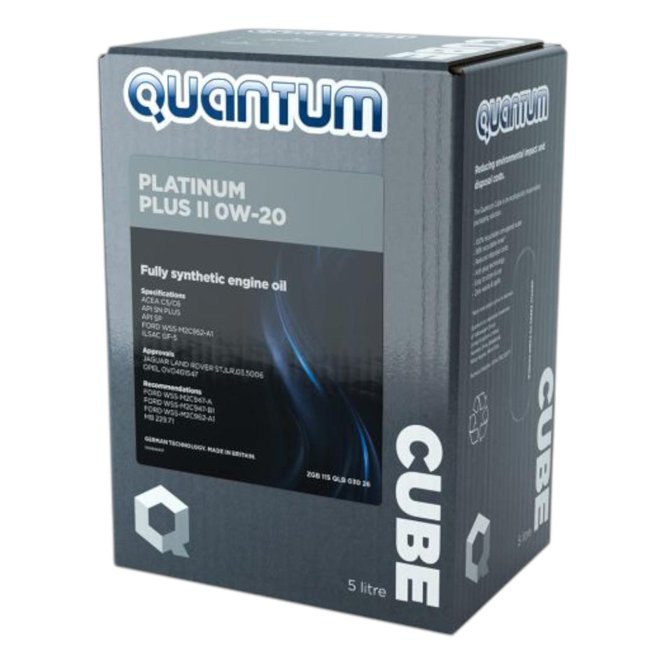 Quantum Platinum Plus 0W20 Fully Synthetic Engine Oil 5 Litre For BMW LAND ROVER + More
