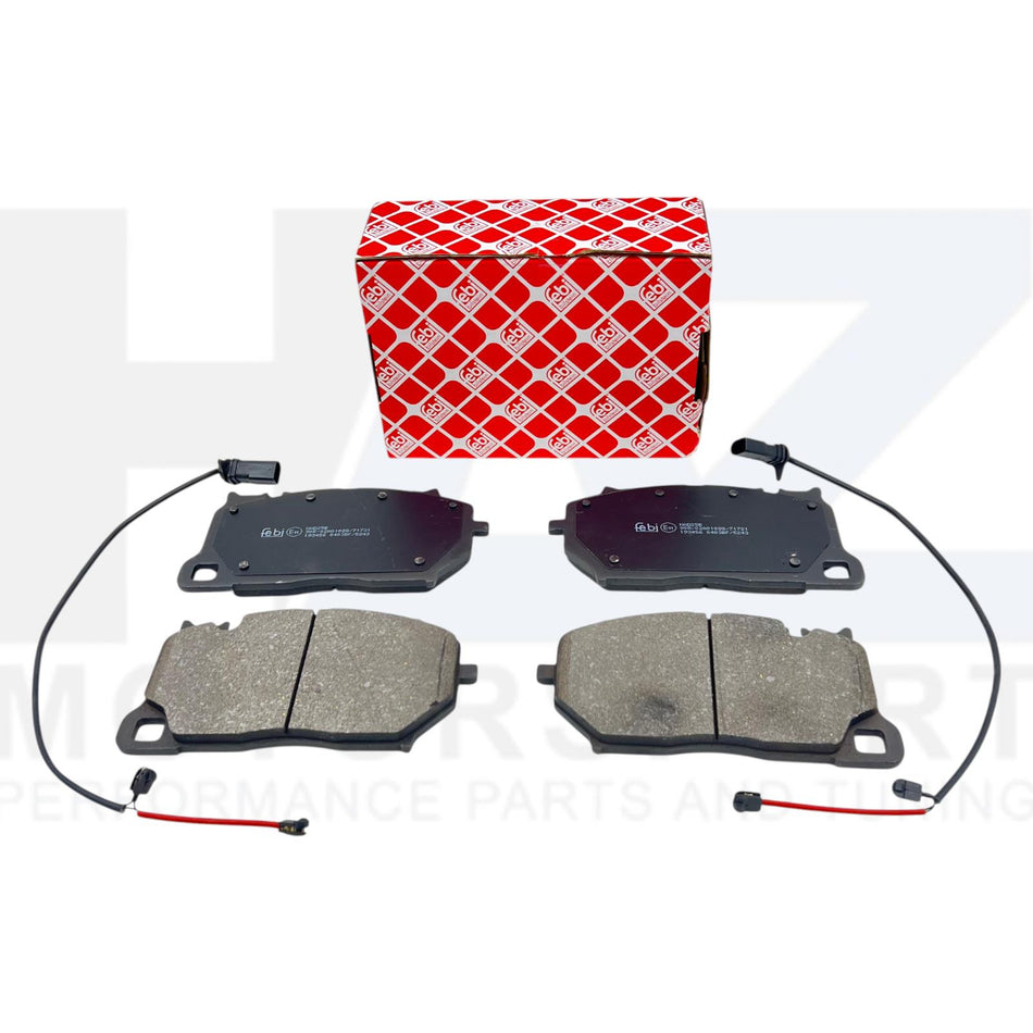 Front Brake Pads + Sensors for Audi RSQ8 RS6 C8 RS7 SQ8 Cayenne GTS Taycan Turbo 4S