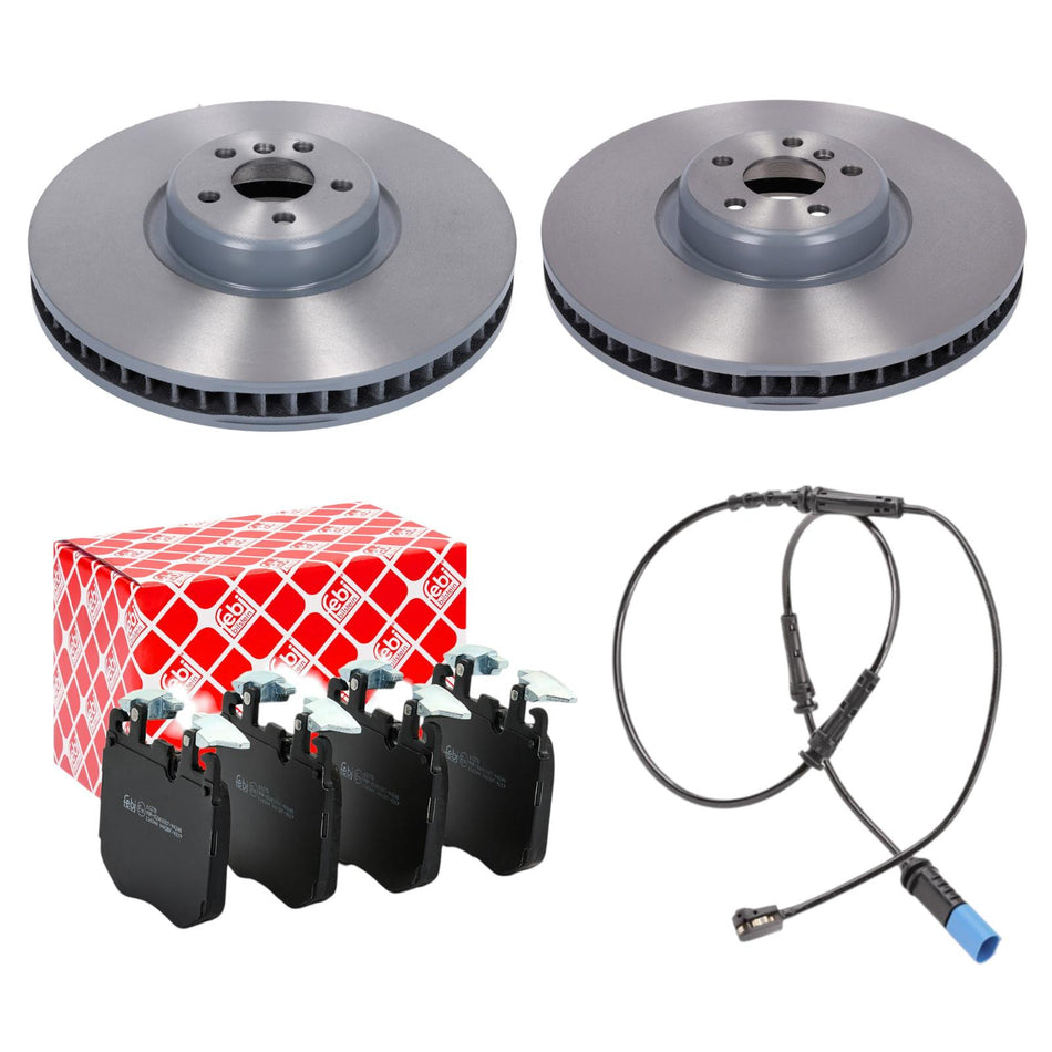 For Bmw X5 M50d M60i M760Li Febi Bilstein High Carbon Front Brake Discs 395mm And Pads