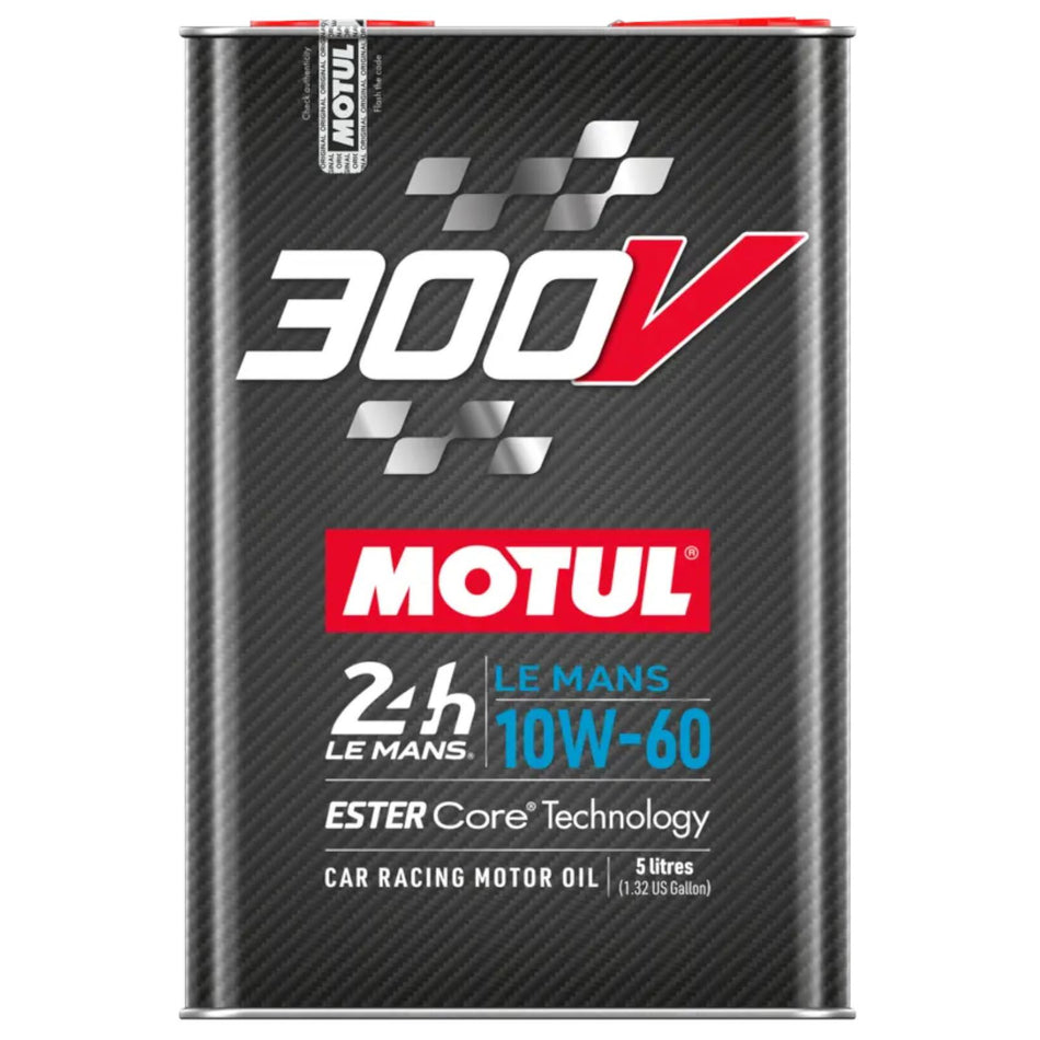 Motul 300V Le Mans 10W-60 Motorsport Car Fully Synthetic Engine Oil (2L & 5L)