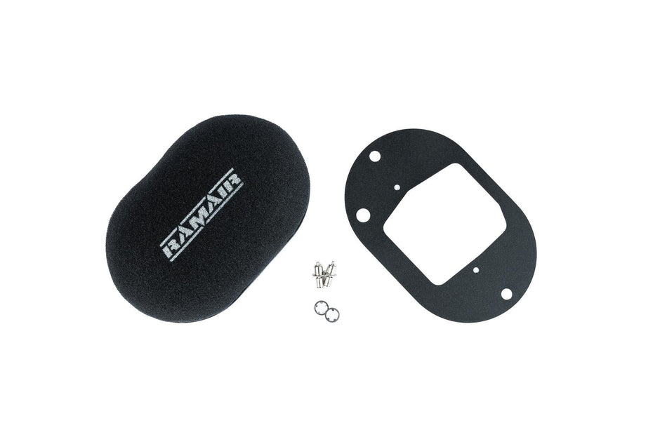 Ramair Domed Carb Air Filter and Baseplate For Weber 32/34 DFT 100mm Int Height