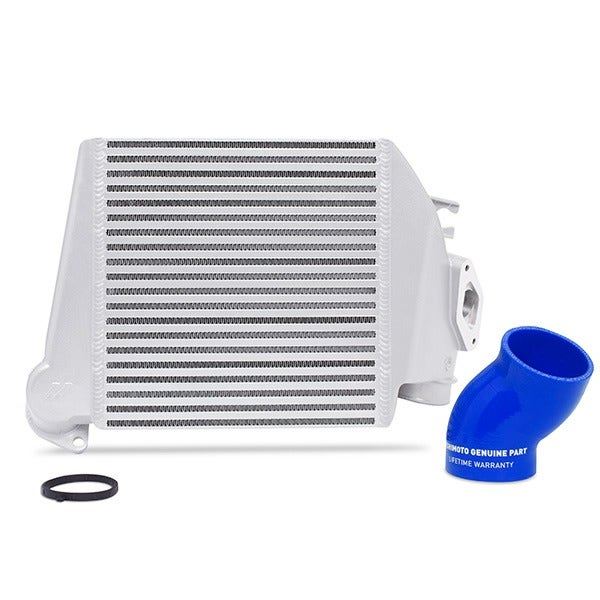 Mishimoto Top Mount Intercooler Kit For Subaru Legacy 05-14 Silver w/ Blue Hose