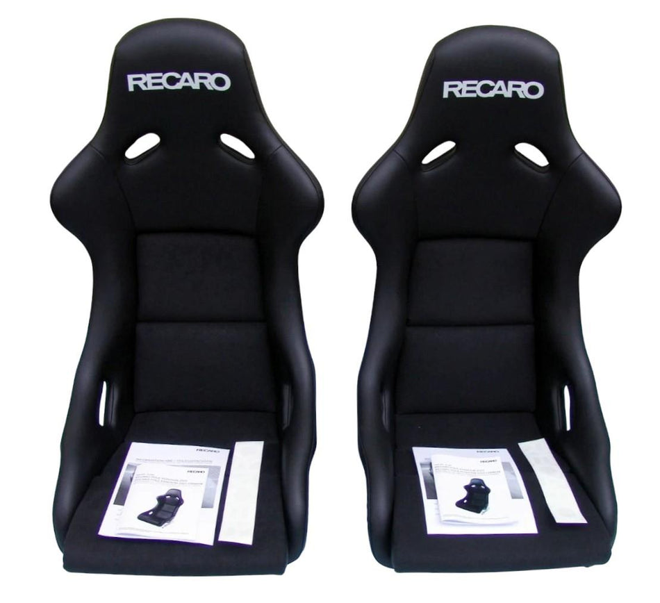 RECARO Pole Position ABE Sport Bucket Seat Ambla Leather Black Fibreglass Racing