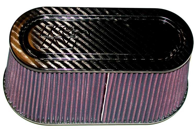 K&N Air Filter High-Flow Performance Washable Reusable Oiled Drop-In Cold Air