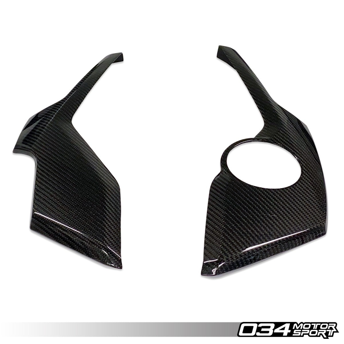 034Motorsport Carbon Fibre Engine Cover Overlay - Audi S4 S5 B9 3.0 TFSI V6 2