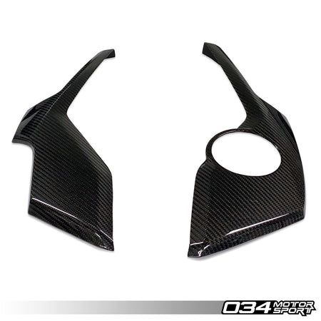 034Motorsport Carbon Fibre Engine Cover Overlay - Audi S4 S5 B9 3.0 TFSI V6 2
