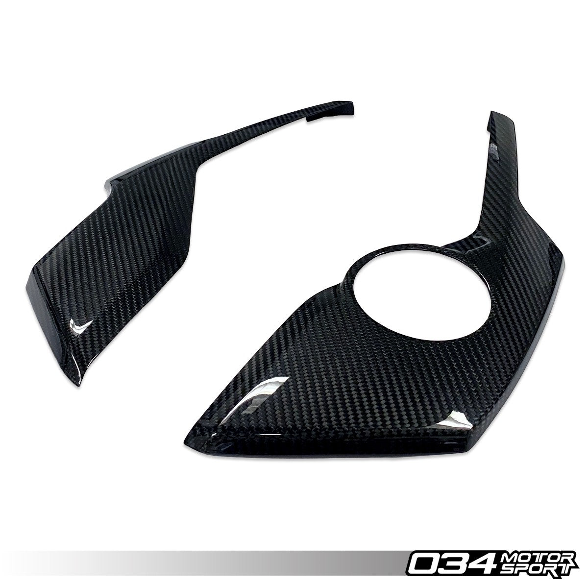 034Motorsport Carbon Fibre Engine Cover Overlay - Audi S4 S5 B9 3.0 TFSI V6 1