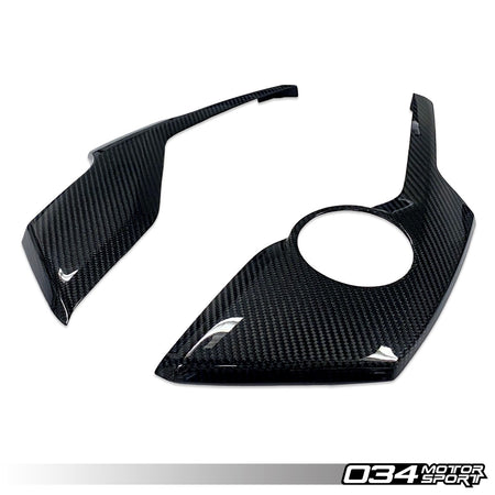 034Motorsport Carbon Fibre Engine Cover Overlay - Audi S4 S5 B9 3.0 TFSI V6 1
