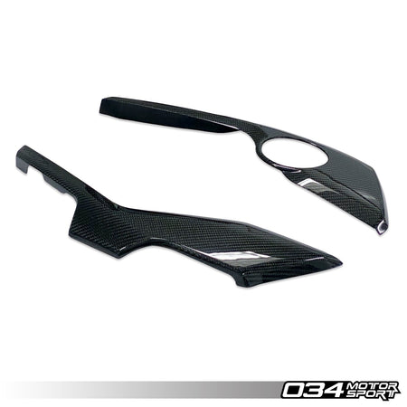 034Motorsport Carbon Fibre Engine Cover Overlay - Audi S4 S5 B9 3.0 TFSI V6 3