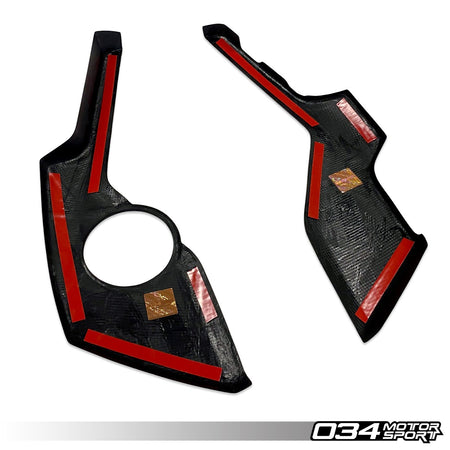 034Motorsport Carbon Fibre Engine Cover Overlay - Audi S4 S5 B9 3.0 TFSI V6 4