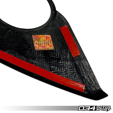 034Motorsport Carbon Fibre Engine Cover Overlay - Audi S4 S5 B9 3.0 TFSI V6 5
