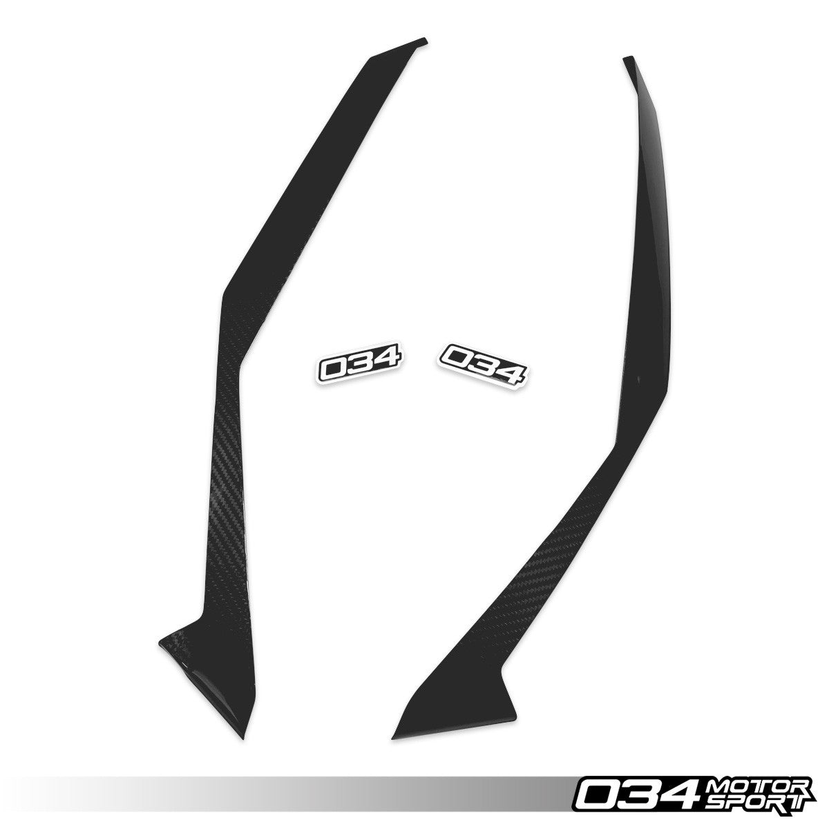034Motorsport Carbon Fibre Engine Cover Trim Pair - Audi RS6 RS7 C8 4.0 TFSI V8 3