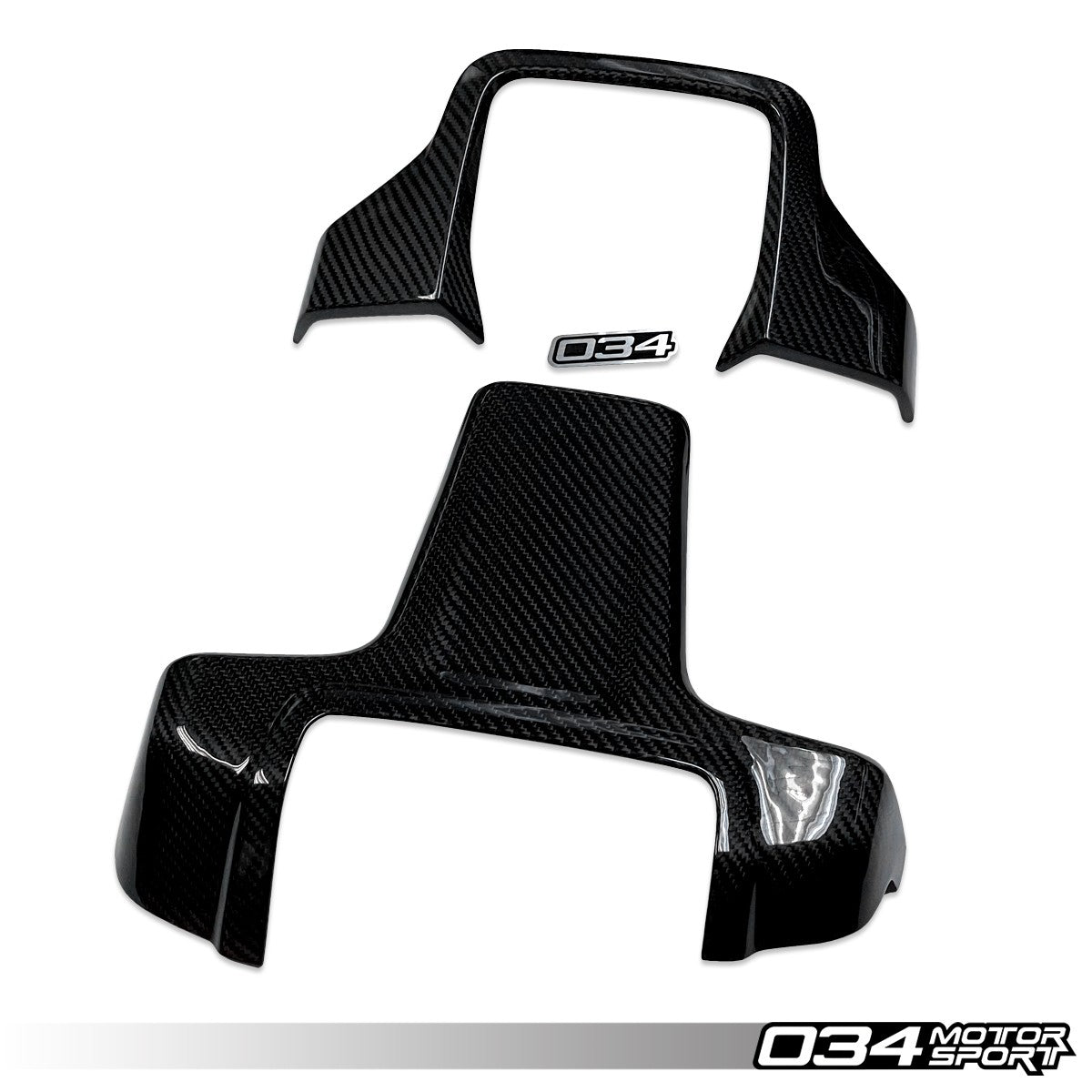 034Motorsport Carbon Fibre Engine Cover - Audi S4 S5 A4 A5 B8 B8.5 3.0 TFSI 1