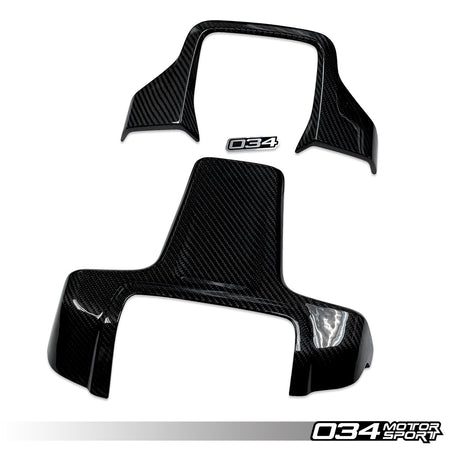 034Motorsport Carbon Fibre Engine Cover - Audi S4 S5 A4 A5 B8 B8.5 3.0 TFSI 1