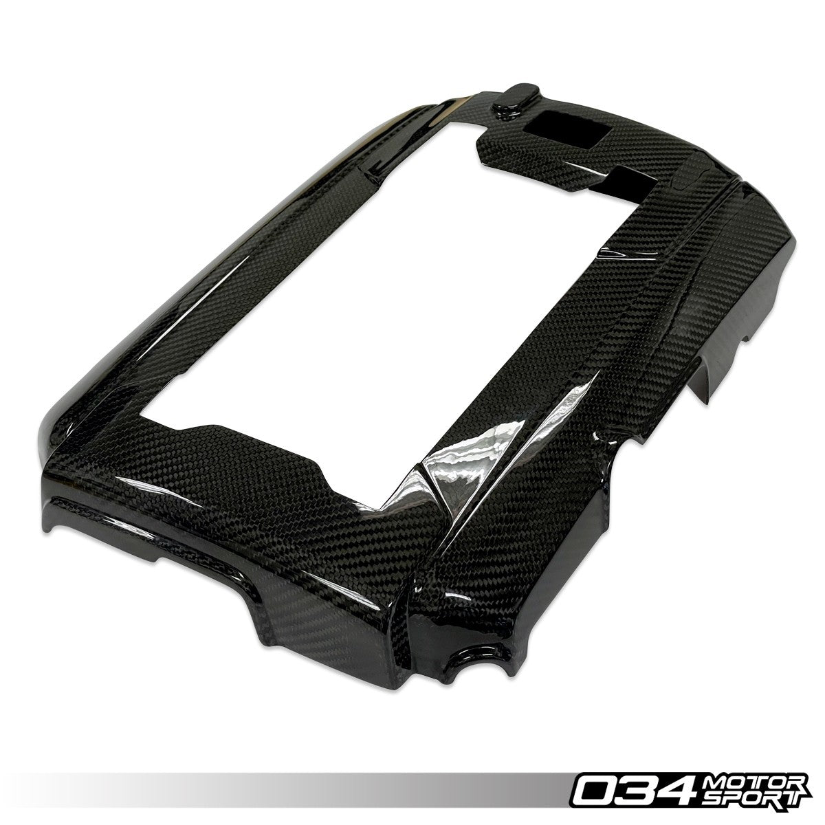 034Motorsport Carbon Fibre Engine Cover Overlay - VW Golf GTI & Golf R Mk7 Mk7.5 2