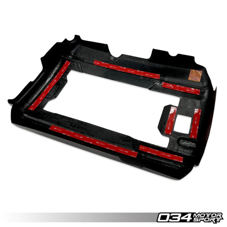 034Motorsport Carbon Fibre Engine Cover Overlay - VW Golf GTI & Golf R Mk7 Mk7.5 5