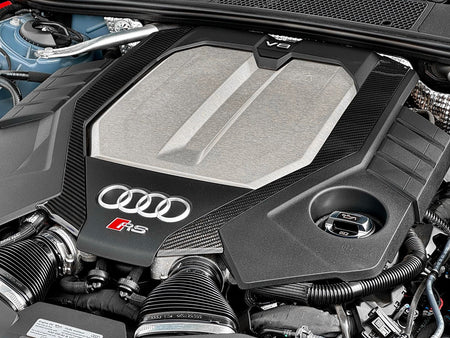 034Motorsport Carbon Fibre Engine Cover Trim Pair - Audi RS6 RS7 C8 4.0 TFSI V8 2