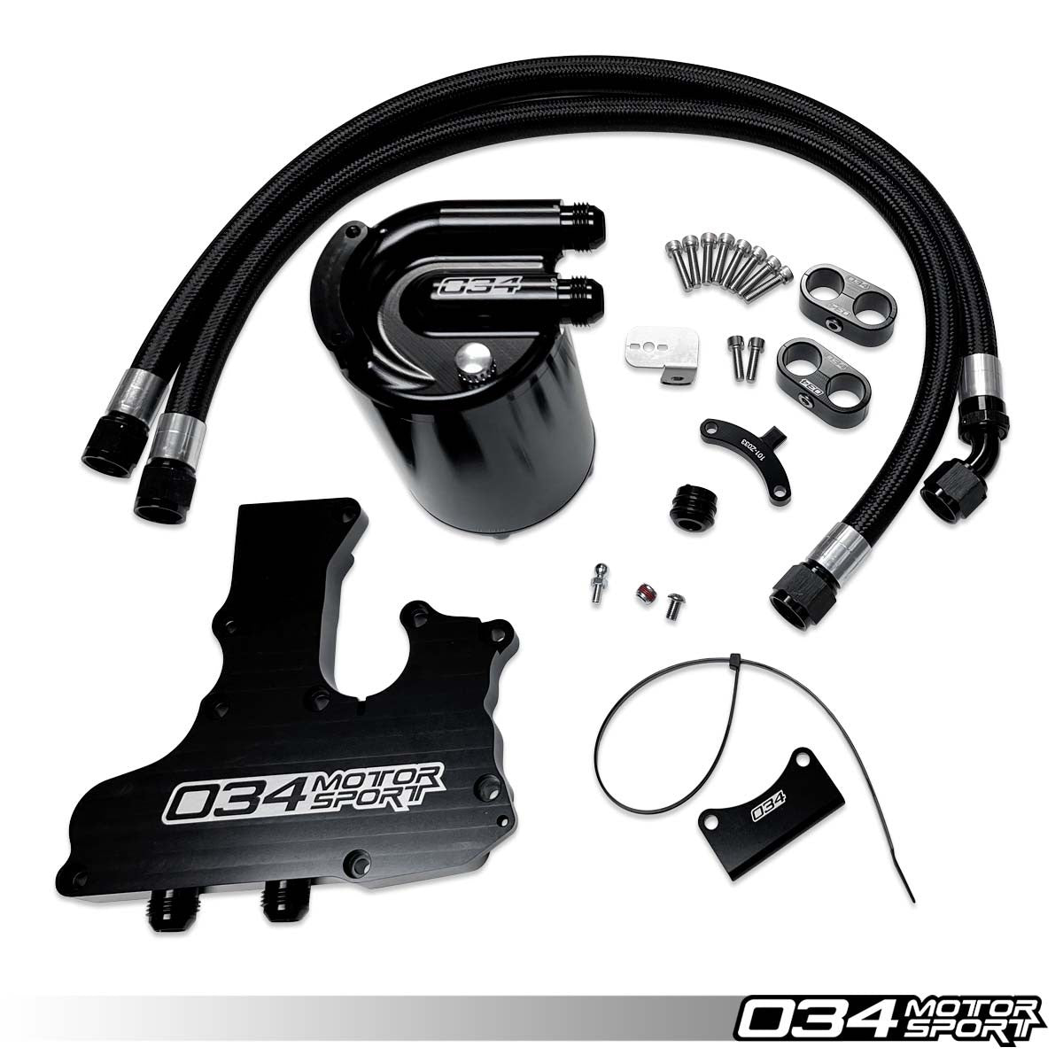 034Motorsport Catch Can Kit for Flex Fuel Audi A4 A5 Q5 allroad B8.5 2.0 TFSI 1