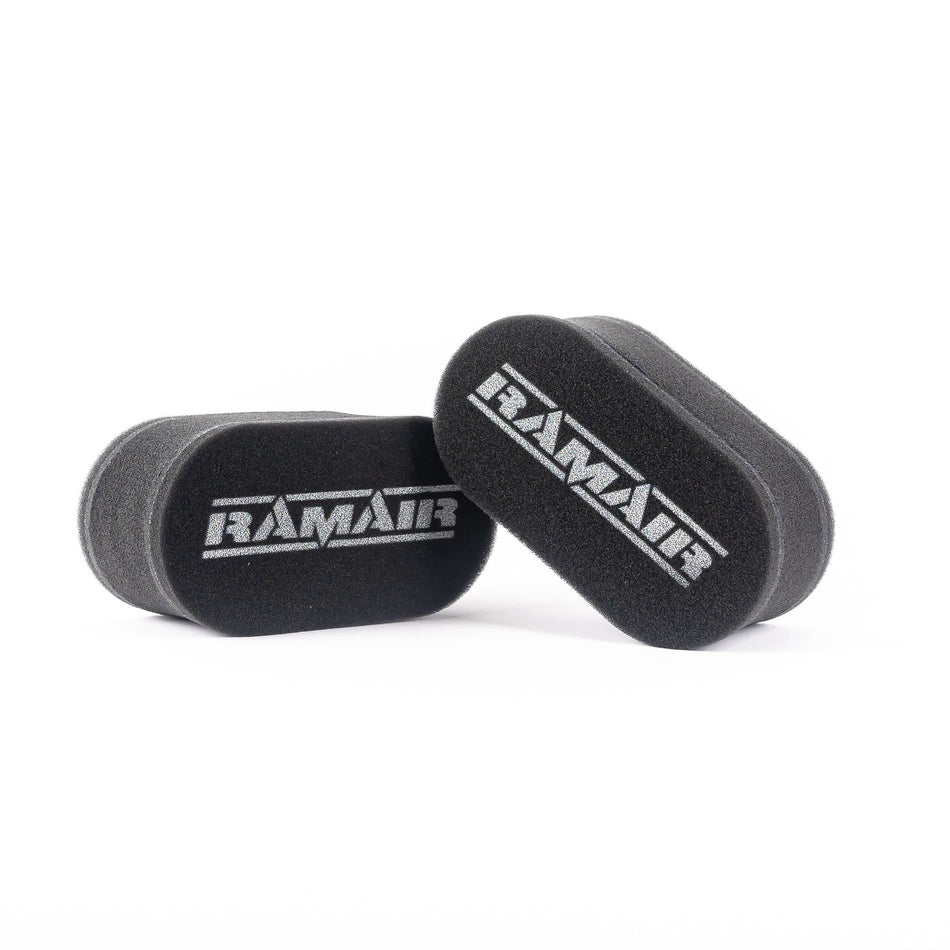 Ramair Performance Carb Sock 15mm Dual Layer Foam 2x Air Filters 84mm Medium