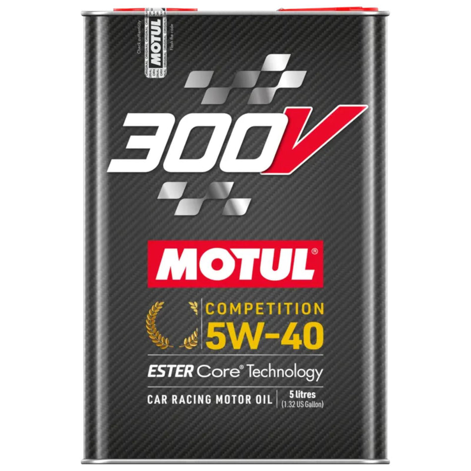 5L Motul 300V 5w40 Engine Oil 4T Motorsport Competition Car Fully Synthetic