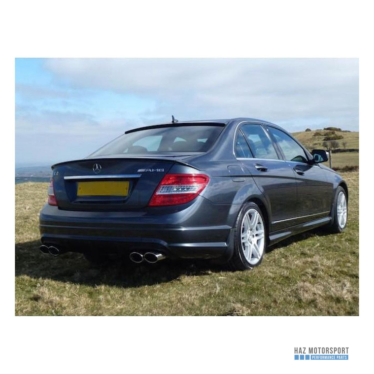 Cobra Sport AMG Style Quad Exit Rear Exhaust – Mercedes C-Class W204 C180 1.6 Turbo Petrol (2007–2013)