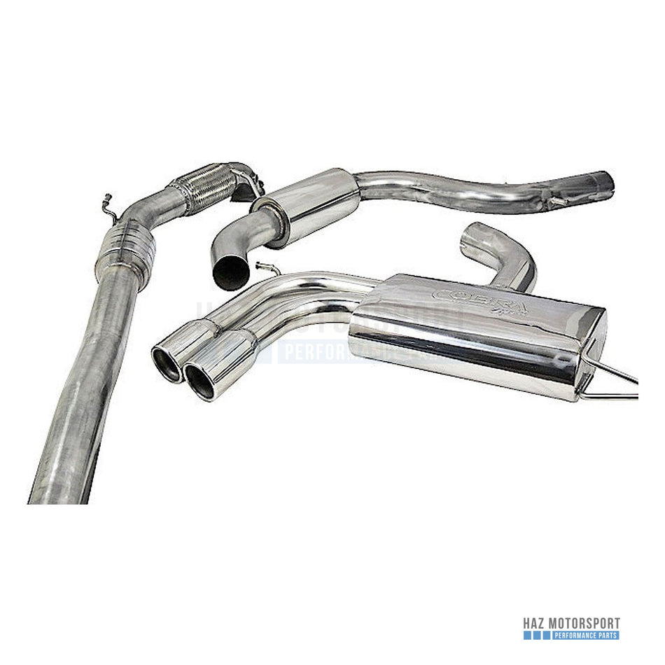 Cobra Sport Turbo Back Exhaust – Audi A3 8P 2.0 TFSI 2WD 5 Door Sportback (2004–2012) - Cobra Sport