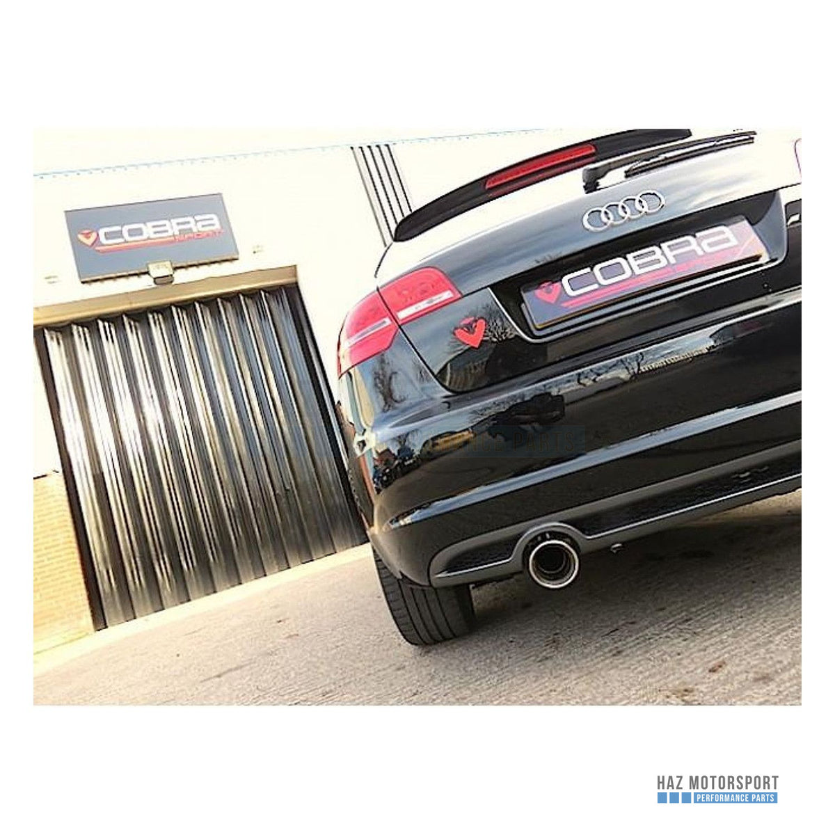 Cobra Sport Single Tip Cat Back Exhaust – Audi A3 8P 2.0 TDI 2WD 5 Door (2008–2012)