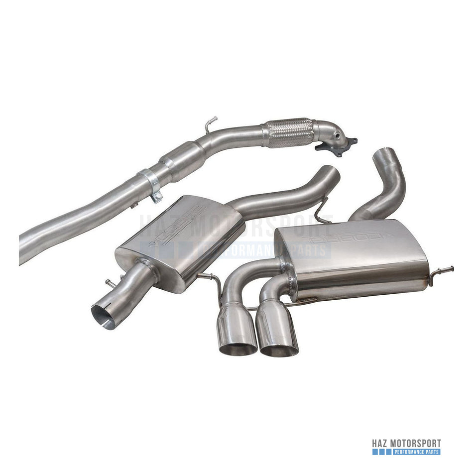 Cobra Sport Turbo Back Exhaust – Audi A3 8P 2.0 TFSI Quattro 3 Door (2004–2012) - Cobra Sport
