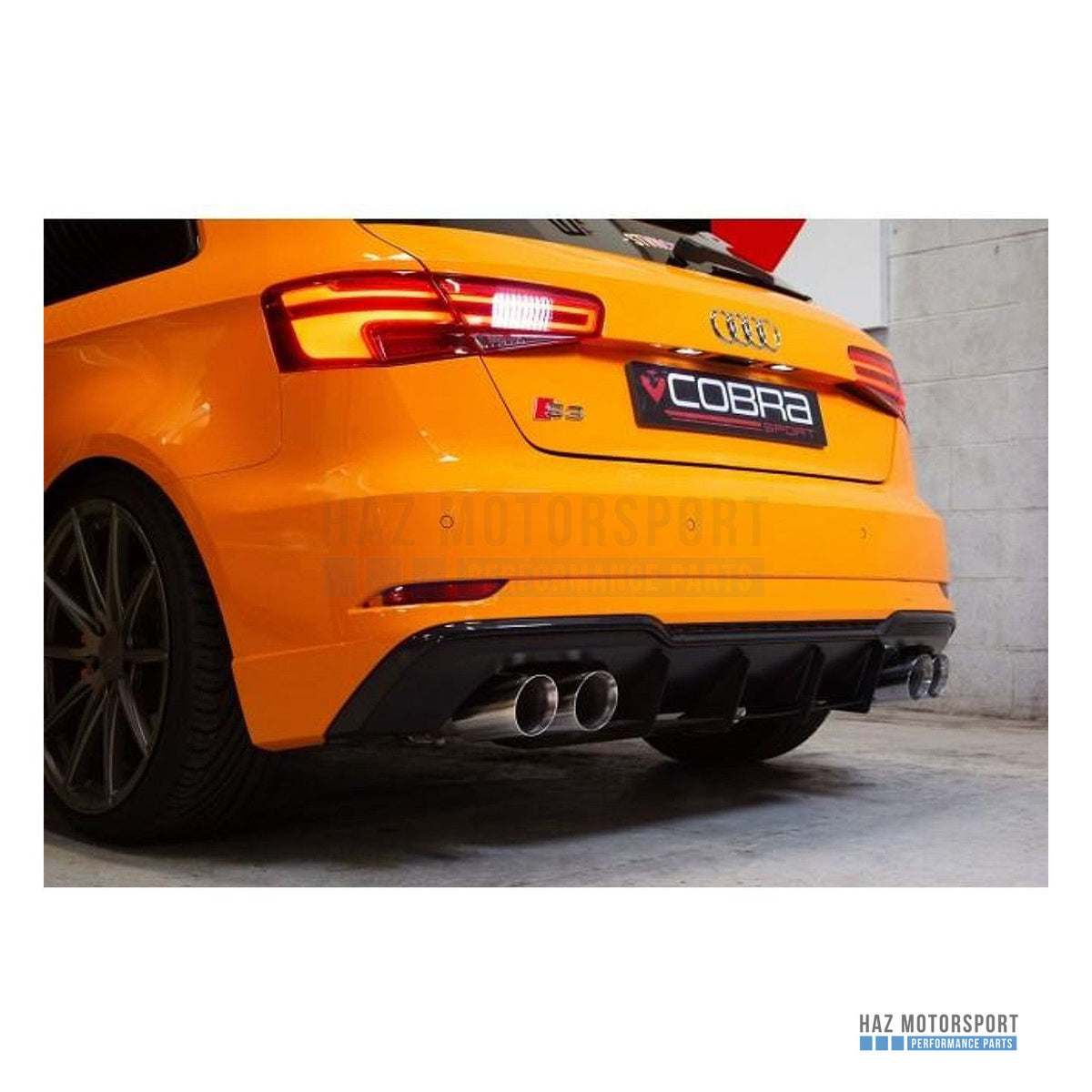 Cobra Sport Valved Turbo Back Exhaust – Audi S3 8V 3 Door (2013–2018)