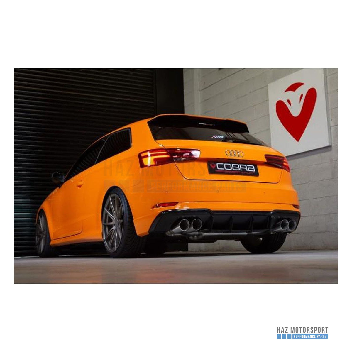 Cobra Sport Valved Turbo Back Exhaust – Audi S3 8V 3 Door (2013–2018)