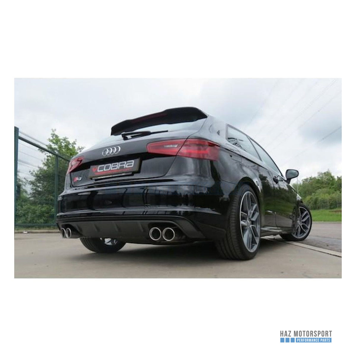 Cobra Sport Non-Valved Turbo Back Exhaust – Audi S3 8V 3 Door (2013–2018)