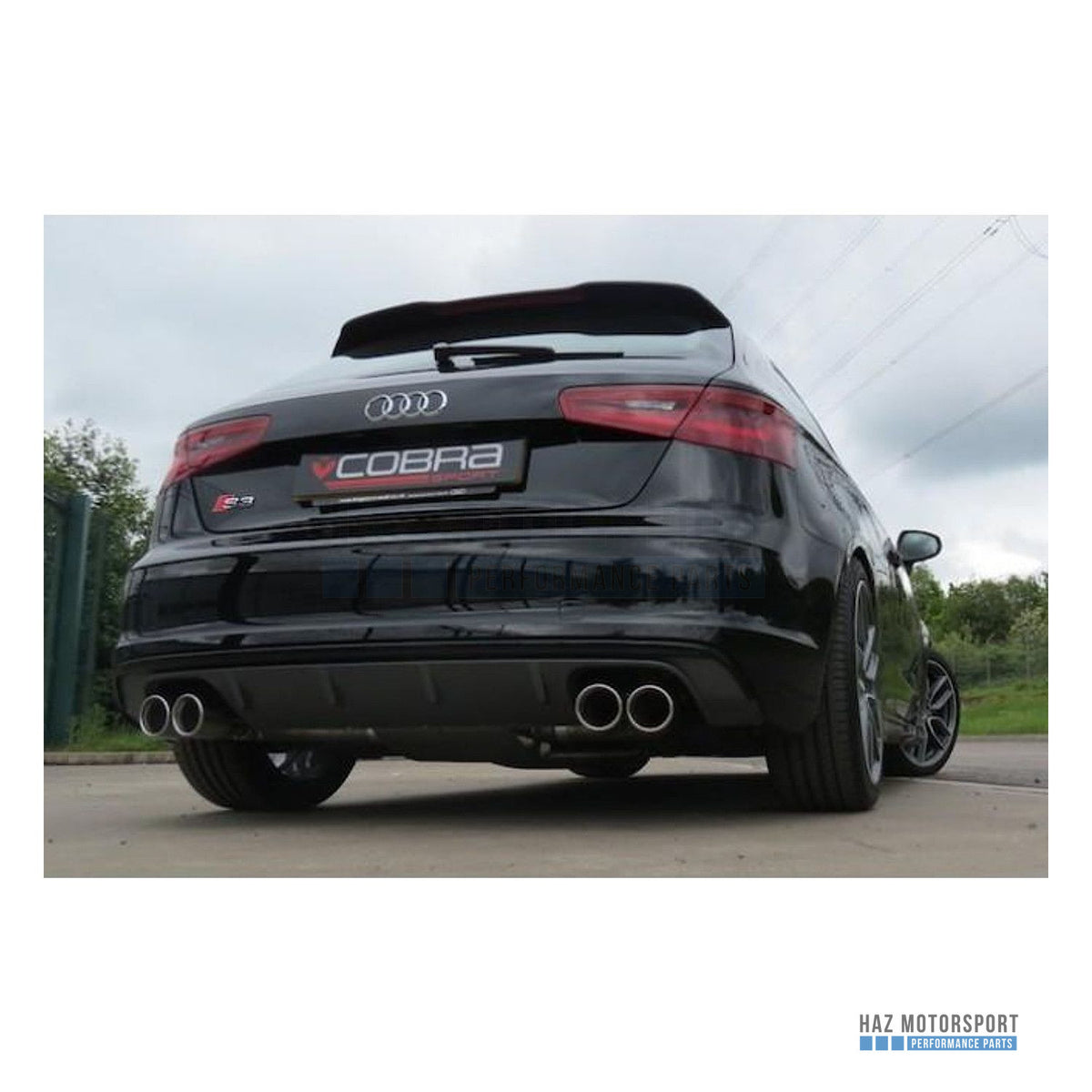 Cobra Sport Non-Valved Turbo Back Exhaust – Audi S3 8V 3 Door (2013–2018)